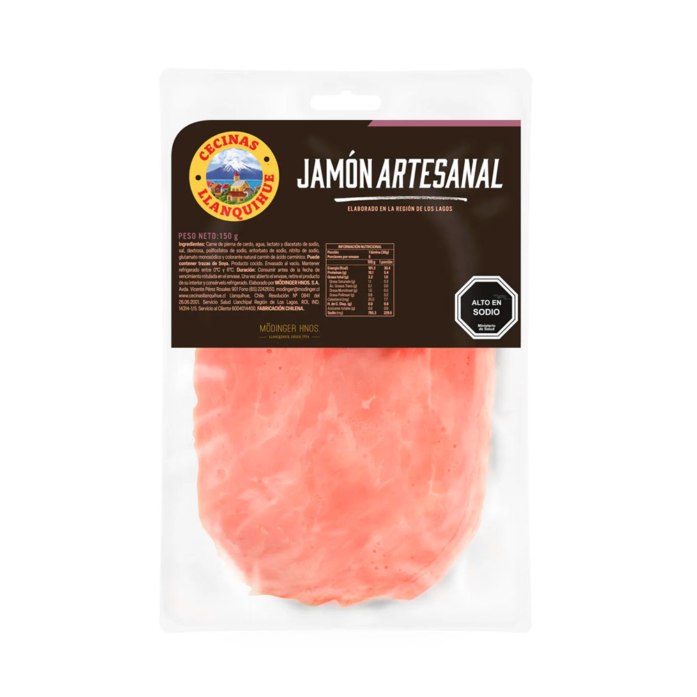 Jamón Artes Llanquihue G1 150 Gr