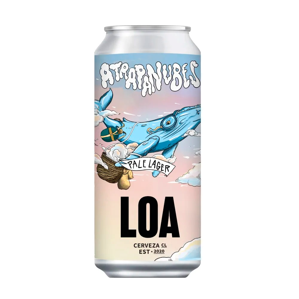 Cerveza Loa Pale Lager Atrapanubes 4.8° 470 Ml