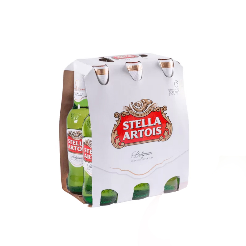 Cerveza Stella Artois Bot Pack 6 X 330 cc