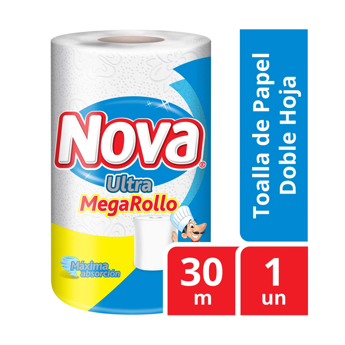 Super El Trebol - Toalla Nova Ultra Mega Rll 30 mts