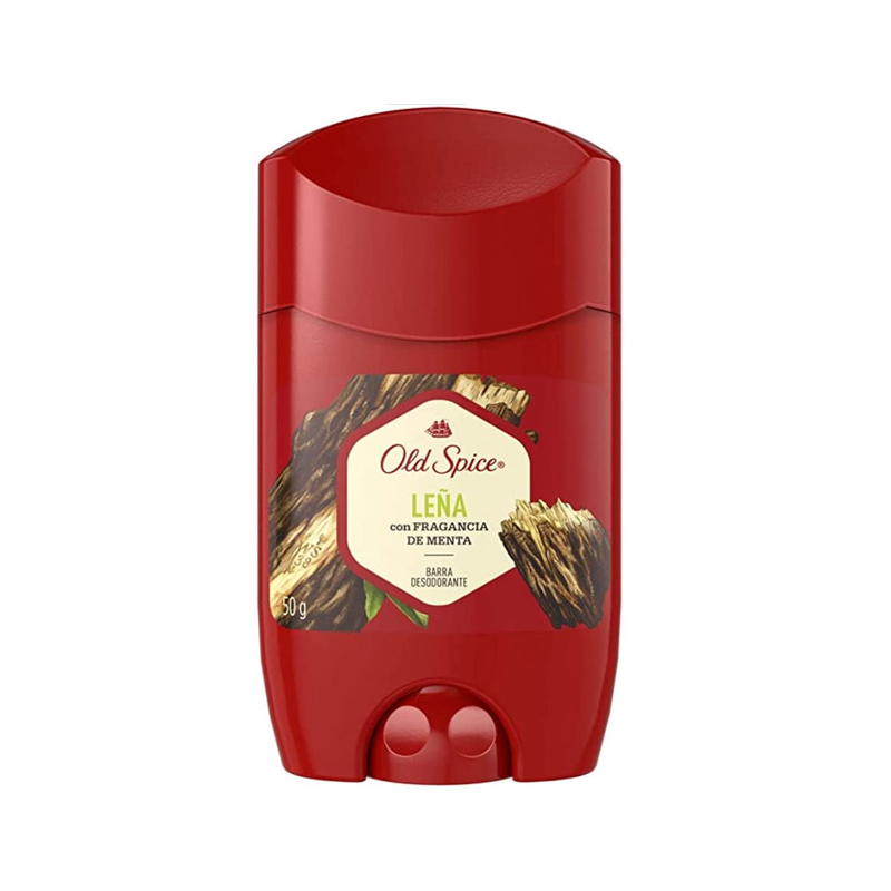 Desodorante Old Spice Barra Leña 50 grs