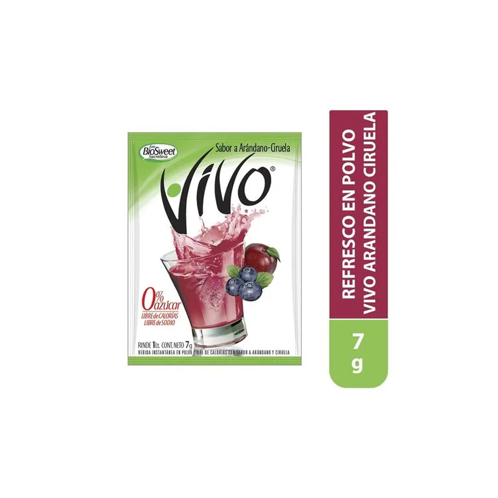 Jugo Vivo Arándano Ciruela 7 Gr