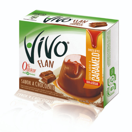 Flan Vivo Chocolate  96 Gr