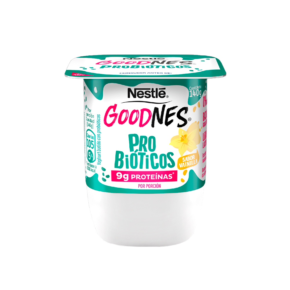 Yoghurt Goodnes Defensas Vainilla 140 grs