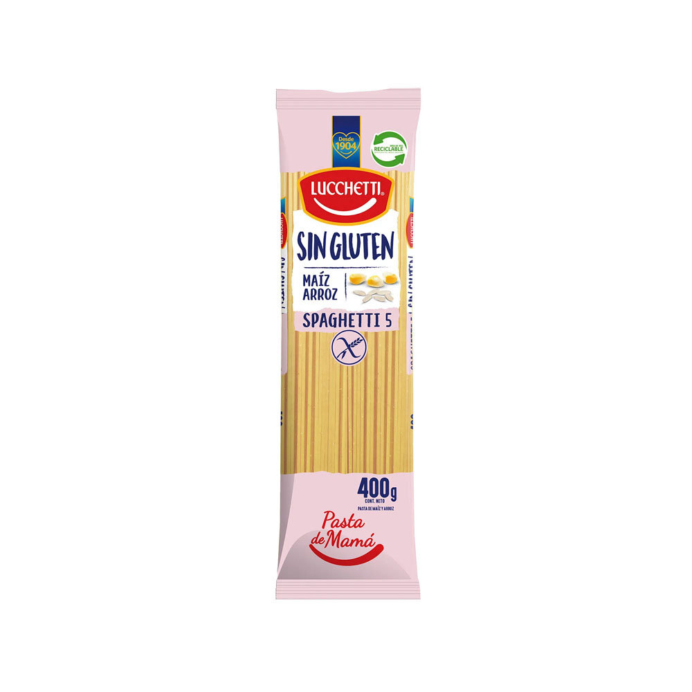 Lucchetti Sin Gluten Spaghetti 400 gr