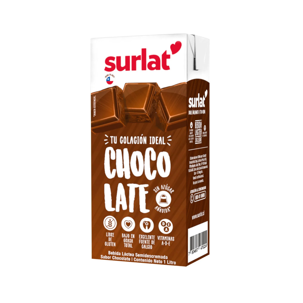 Leche Surlat Chocolate 1 Lt