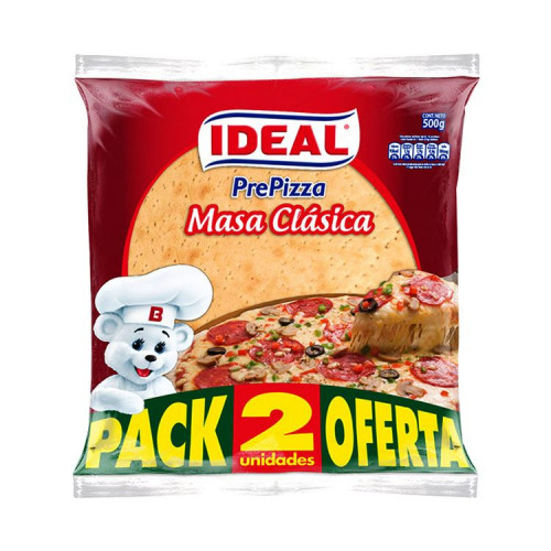 Pizza 2P Ideal 500 Gr