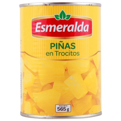 Piña Esmeralda Trocitos 565 Grs (340 Grs Drenado)