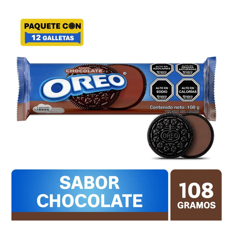 Galleta Oreo Rollo Chocolate 108 Grs