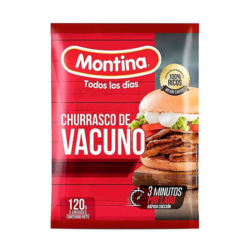 Churrasco Vacuno Montina 120 Grs