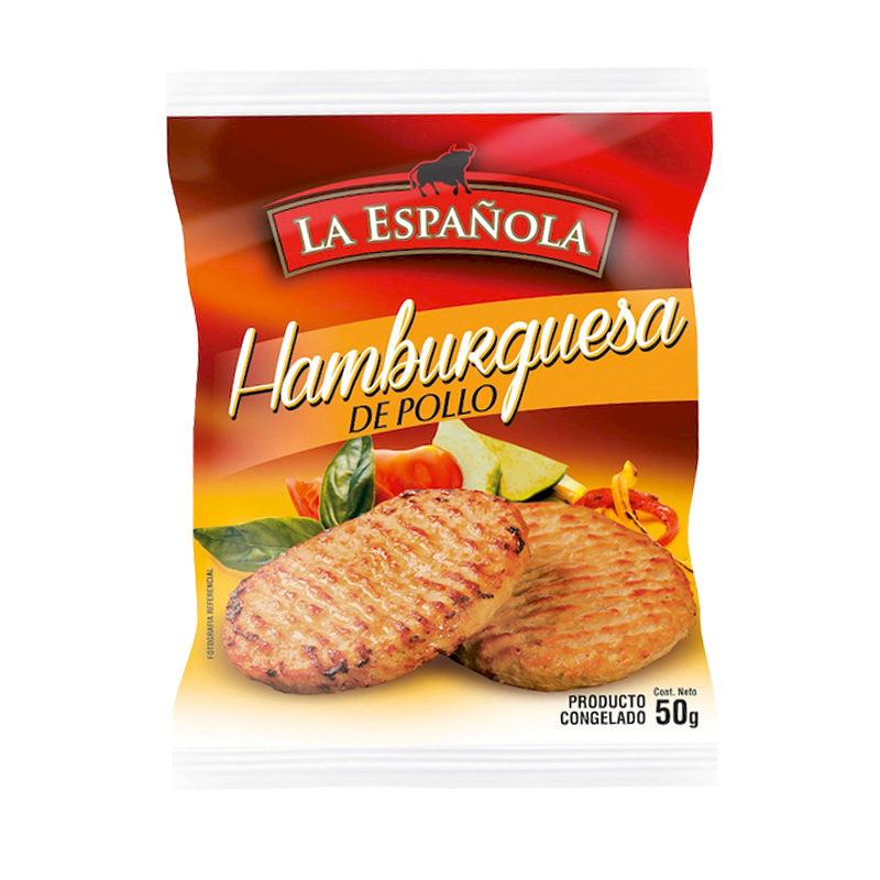 Hamburguesa La Española Pollo 50 Grs