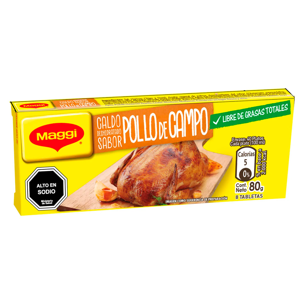 Caldo Maggi Pollo De Campo 8 Un