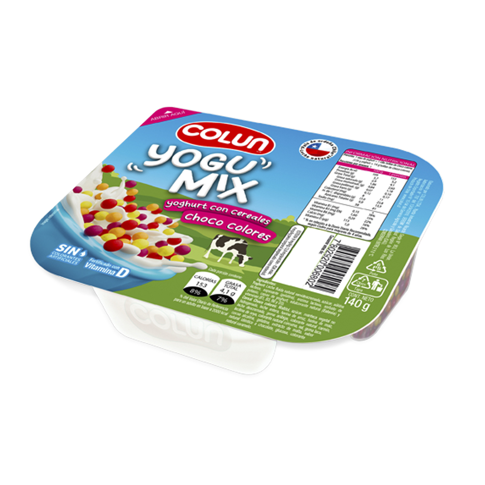 Yogumix Choco Colores Colun 140 Gr