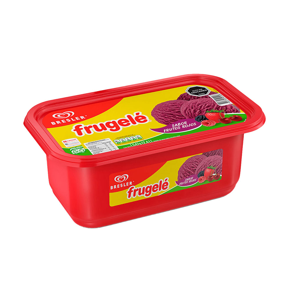 Helado Frugele Frutos Rojos 2.4 L