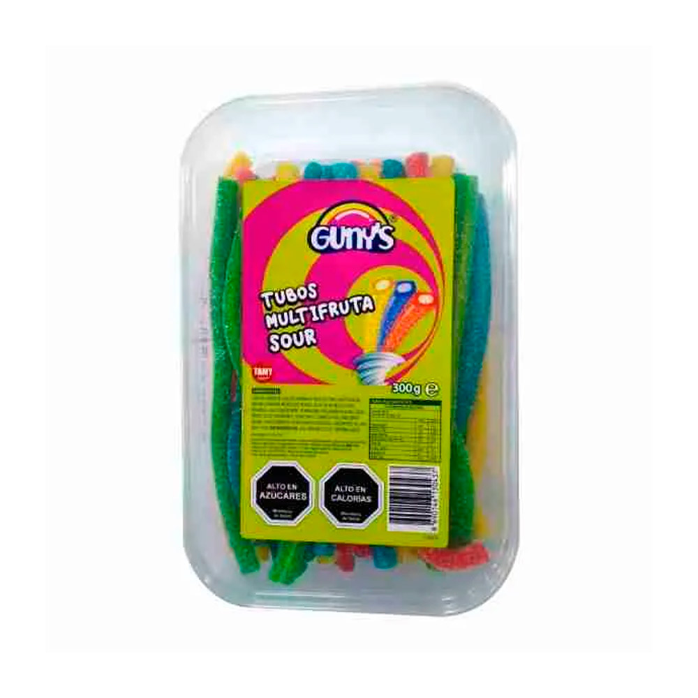 Gomitas Gunys Tubos Multifruta 300 Gr
