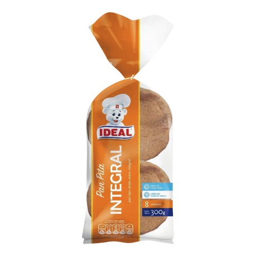 Pan Pita Ideal Integral 300 Gr