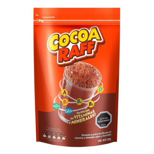 Cocoa Raff Chocolate Bolsa 500 Grs
