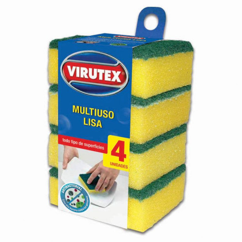 Esponja Lisa X 4 - Clásica