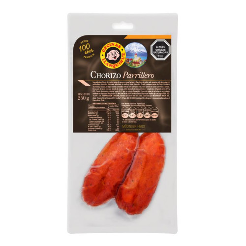 Chorizo Parrillero Llanquihue 250 Grs