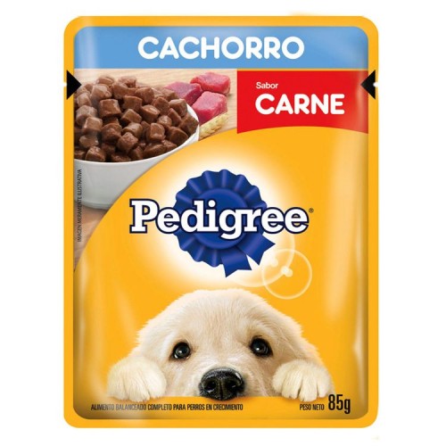 Pedigree Cachorro Bocadito Carne 85Grs.