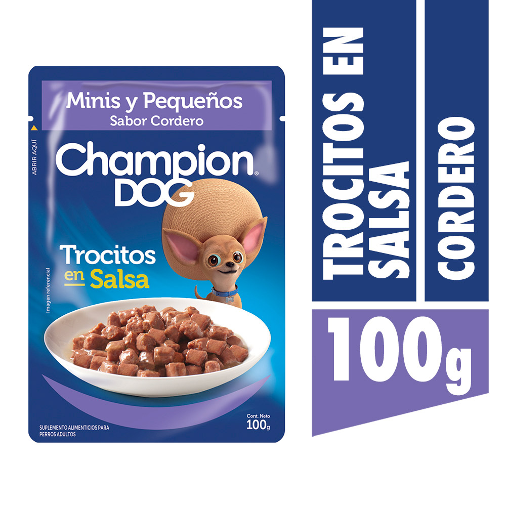 Champion Dog Pouch Cordero 100 Gr