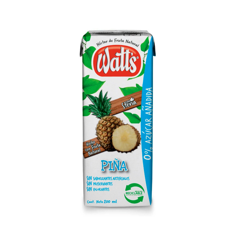 Néctar Watts Piña Light Tetra 200 cc