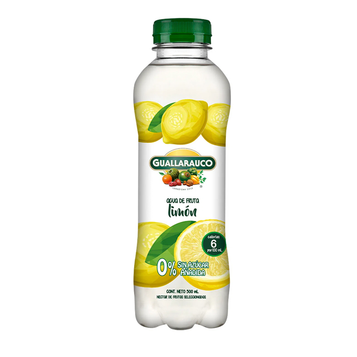 Agua Guallarauco Limón 500 cc