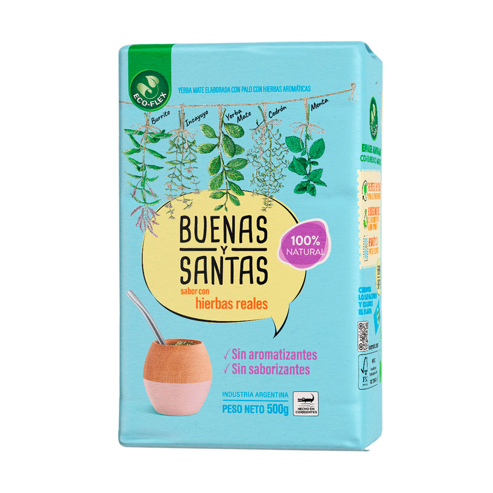 Yerba Mate Buenas Y Santas 500 Gr