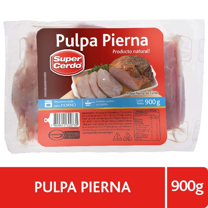 Pulpa Pierna Super Cerdo 900 gr