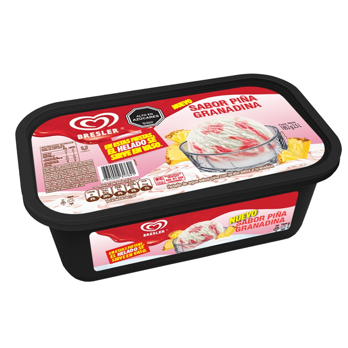 Helado Bresler Piña Granadina 2400Cc