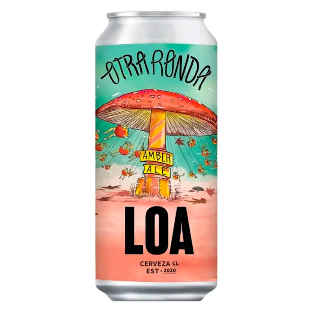 Cerveza Loa Amber Ale Otra Ronda 5.5° 470 Ml