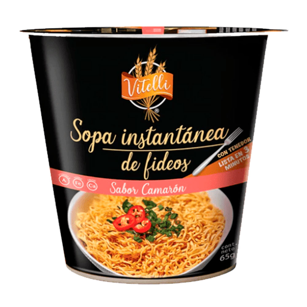 Sopa Vitelli Camaron Vaso 65 gr