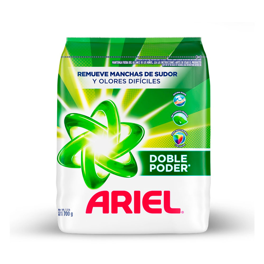 Detergente Ariel Regular Polvo 700 Gr