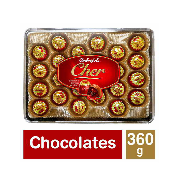 Bombom Ambrosoli Cereza Cognac 360 gr
