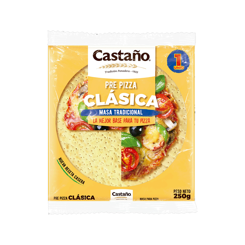 Prepizza Clasica Castaño 250 Grs