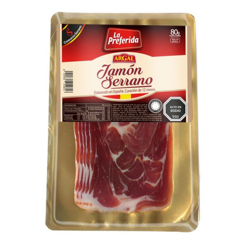Jamon Serrano La Preferida 80 Grs
