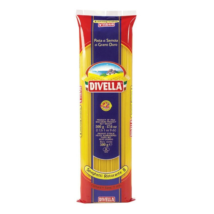 Pasta Spaghetti Divella 500 Grs