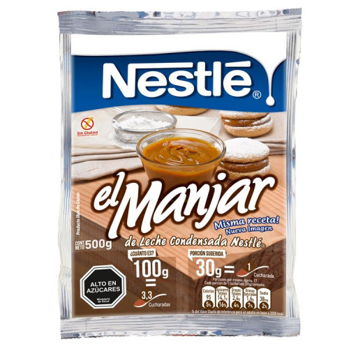 Manjar Nestle Bolsa 500 Grs