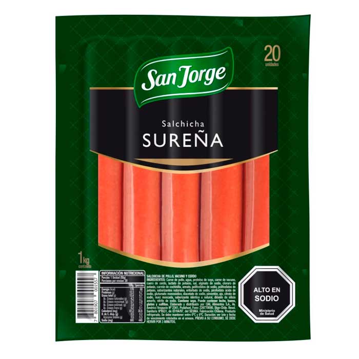 Vienesa Sureña San Jorge 1 Kg