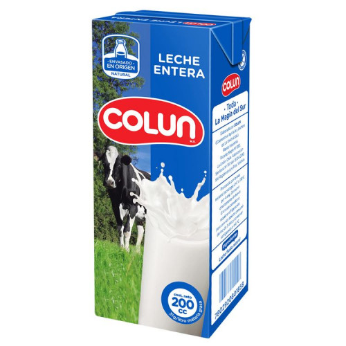 Leche Entera Colun 200 Cc