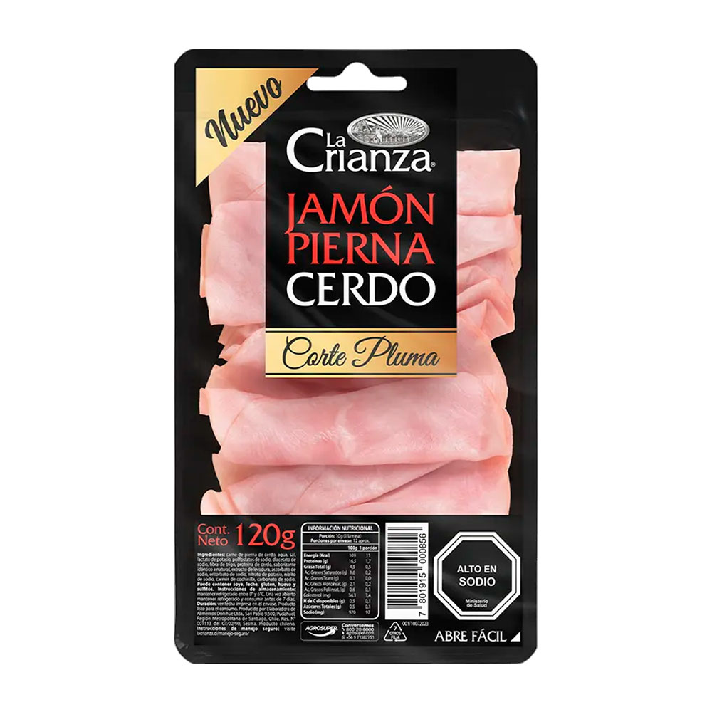 Jamón Pierna La Crianza 120 Gr Darfrech