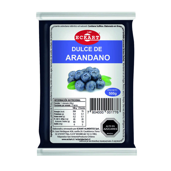 Dulce Eckart Arandano 500 Grs