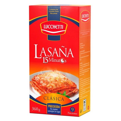 Lasagna Lucchetti Precocida 360 Grs
