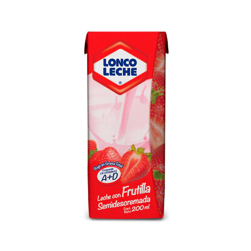Leche Frutilla Loncoleche 200 ml