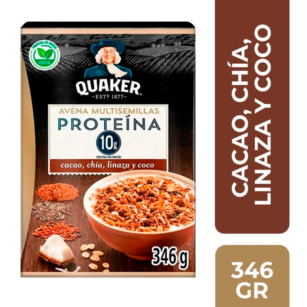 Avena Quaker Multisemillas Proteína 346 Gr