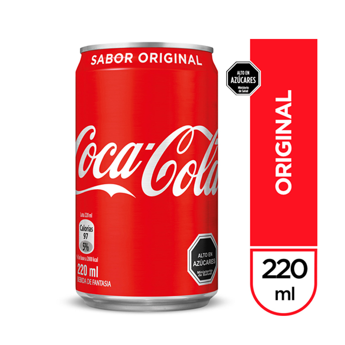 Coca Cola Lata 220 Cc