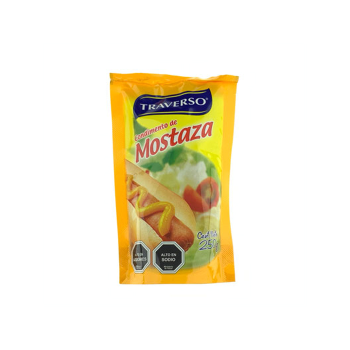 Mostaza Traverso Doypack 250 Grs
