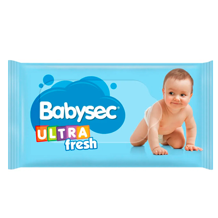 Toallas Humedas Babysec Ultra Sin Alcohol X45Ud 