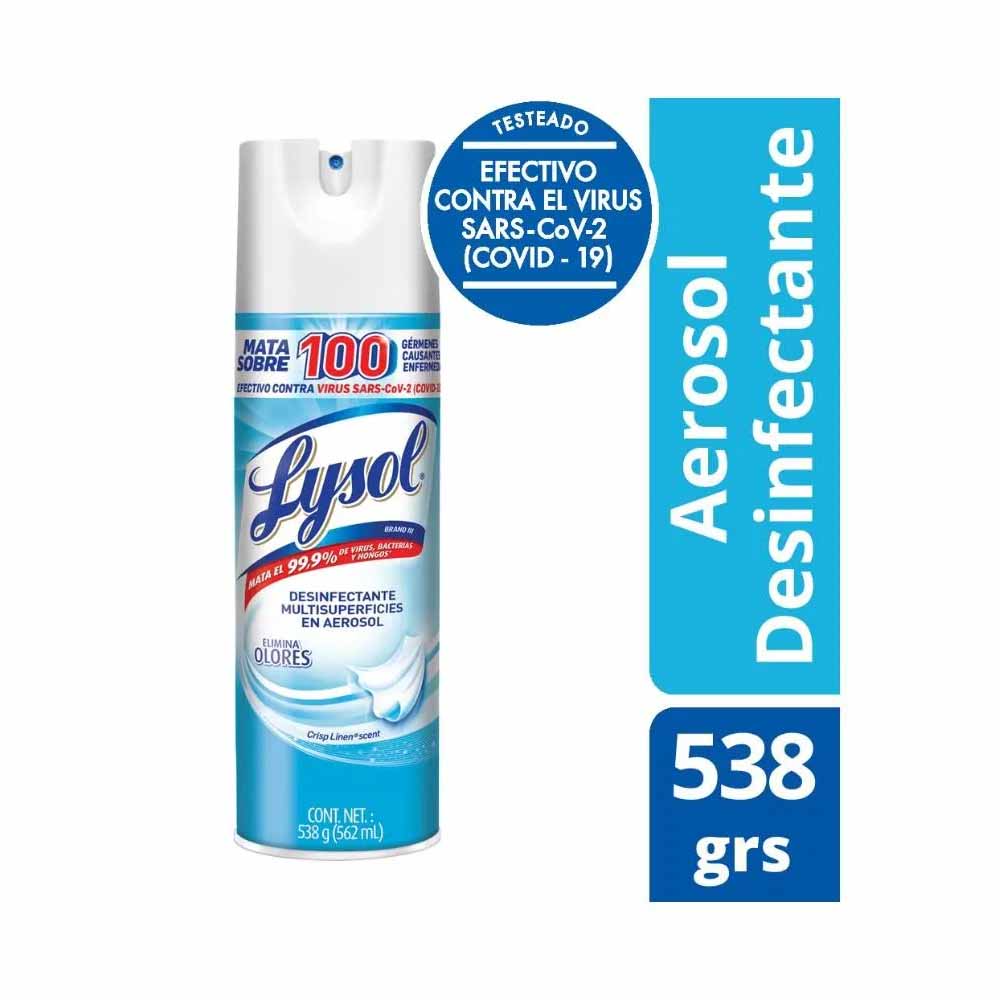 Desinfectante Lysol Crisp Linen 538 gr