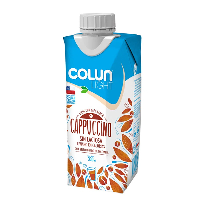 Leche Colun Cappuccino Light S/Lact 330 Cc